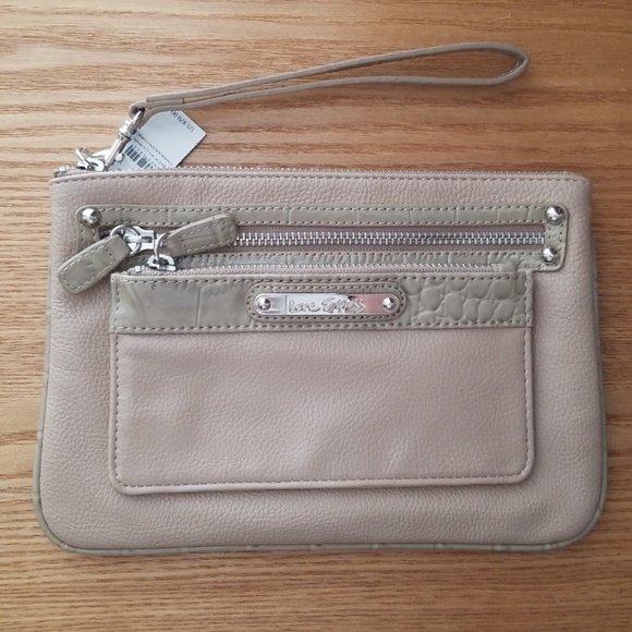 Express Handbags - Express Taupe Wristlet